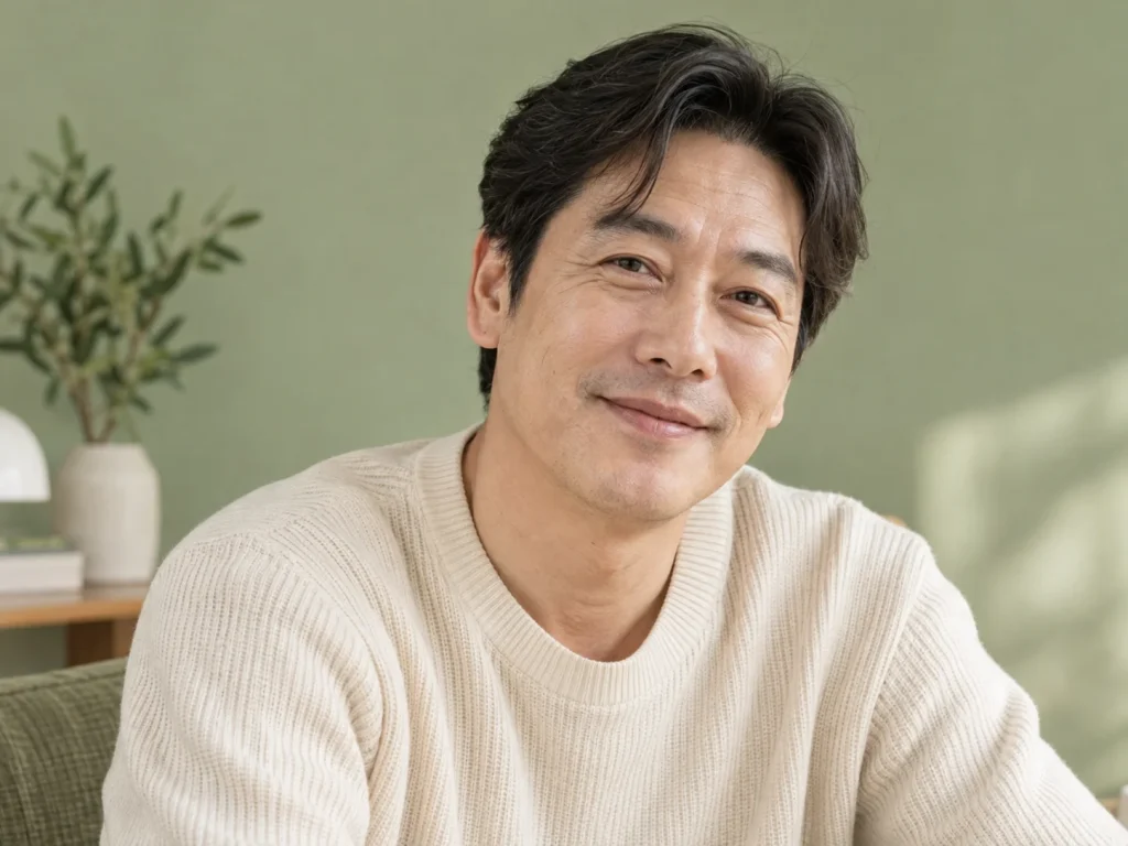 포항보톡스 상담을 준비하는 가상 성인 모델 · AI 생성 설명용 이미지