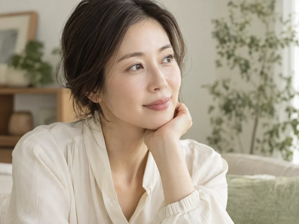 포항 필러 상담을 준비하는 가상 성인 모델 · AI 생성 설명용 이미지