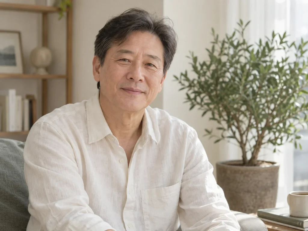 포항리프팅 상담을 준비하는 가상 성인 모델 · AI 생성 설명용 이미지