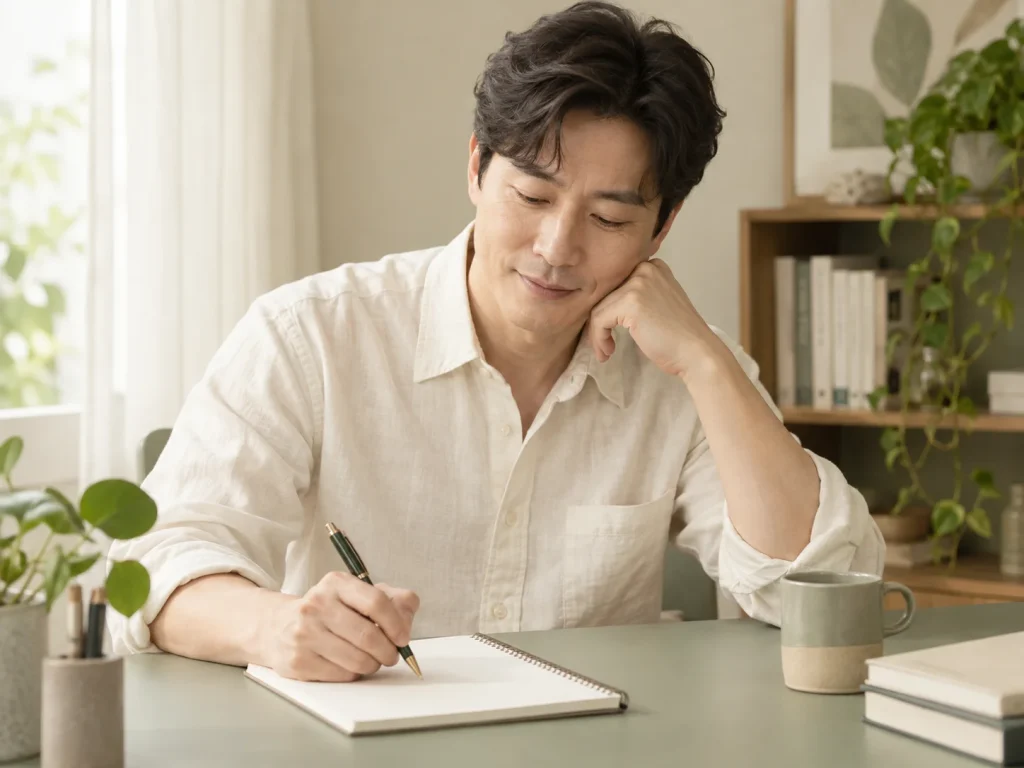 포항피부과시술 주제 안내를 위한 가상 성인 모델 · AI 생성 설명용 이미지