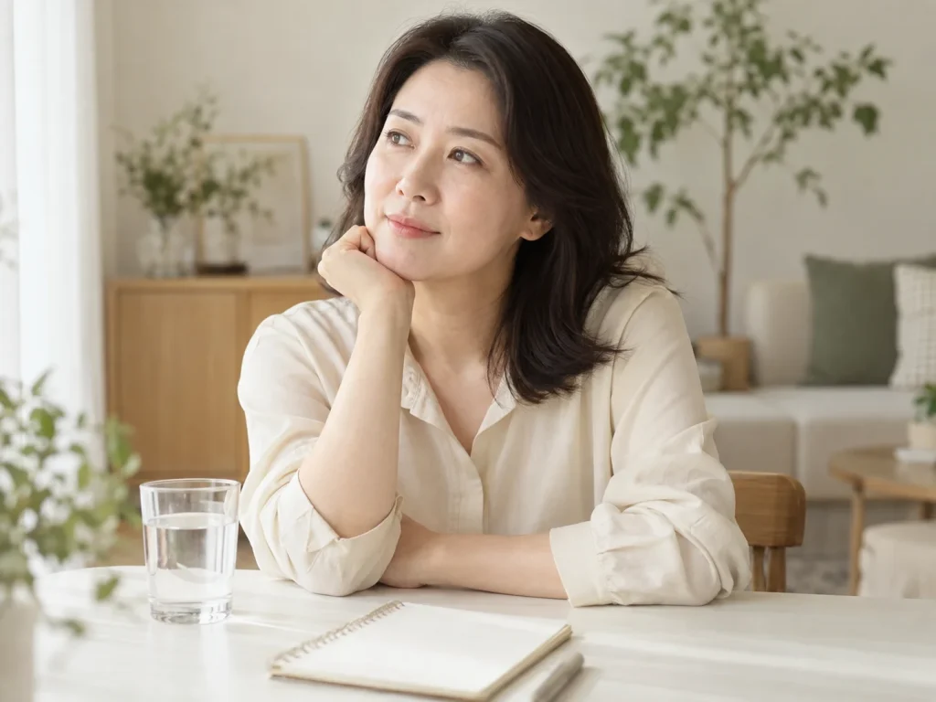 포항다이어트약 주제 안내를 위한 가상 성인 모델 · AI 생성 설명용 이미지
